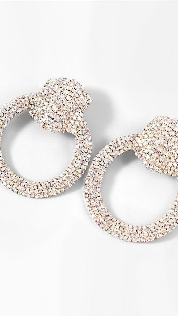 Blair Diamante Circle Ohrringe