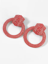 Blair Diamante Circle Earrings