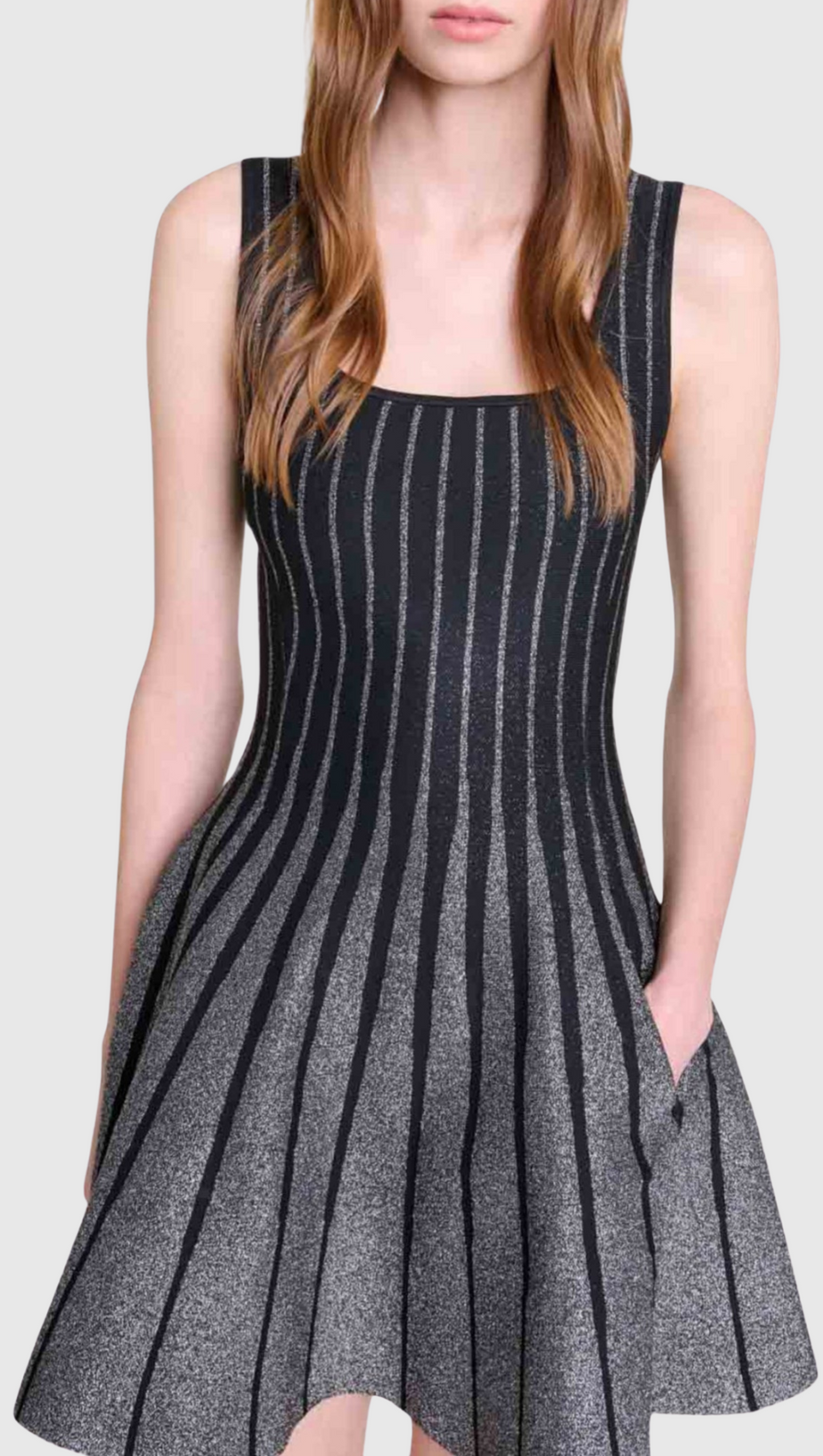 MINI ABITO SVASATO IN MAGLIA JACQUARD GLITTER BOLBOLI