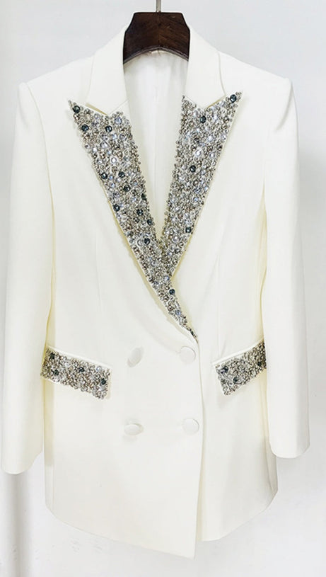 Brooklyn Blazerkleid mit Strassverzierung