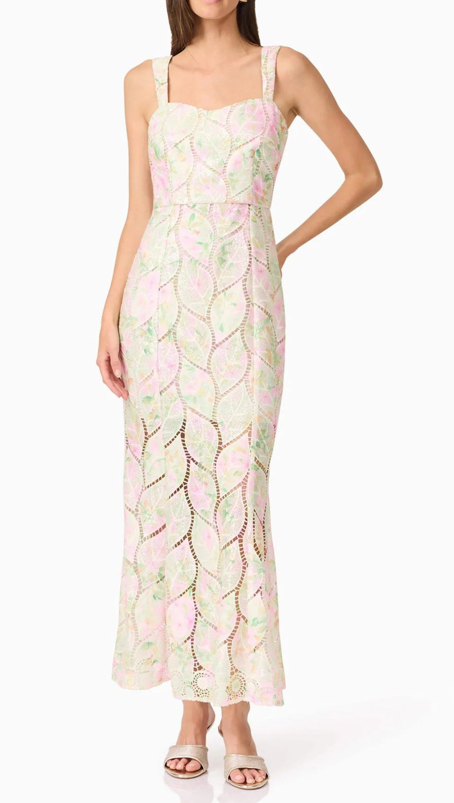 KAREN FLORAL MAXI DRESS IN MULTICOLOR