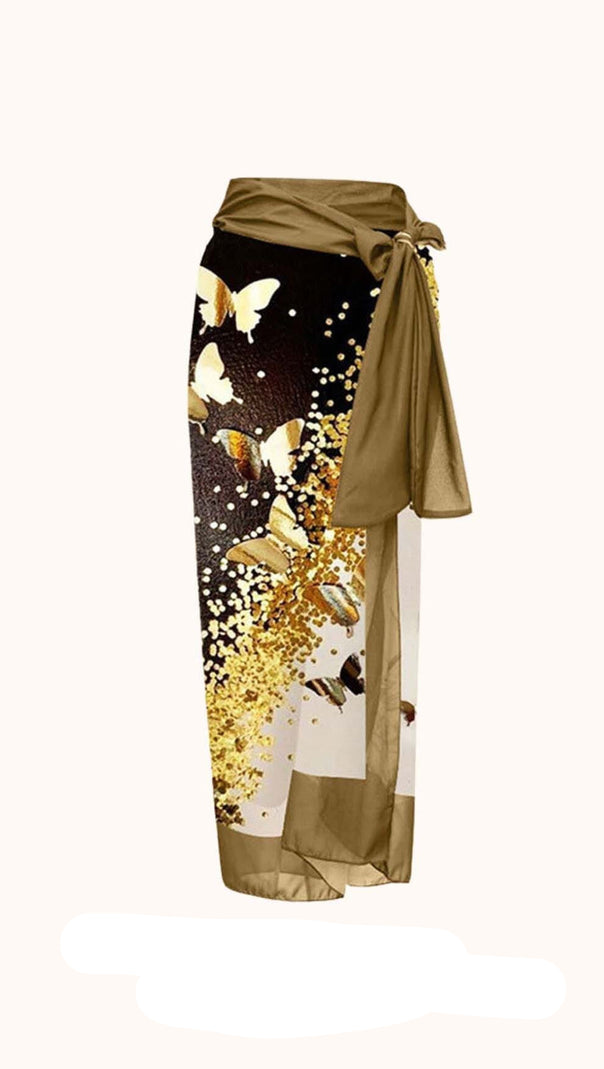 AIIZIE BEIGE BUFFY SWIMWEAR - product image