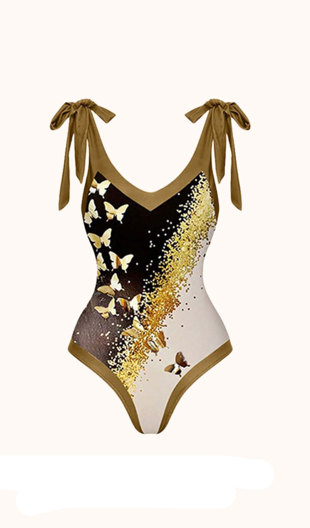 BEIGE BUFFY SWIMWEAR