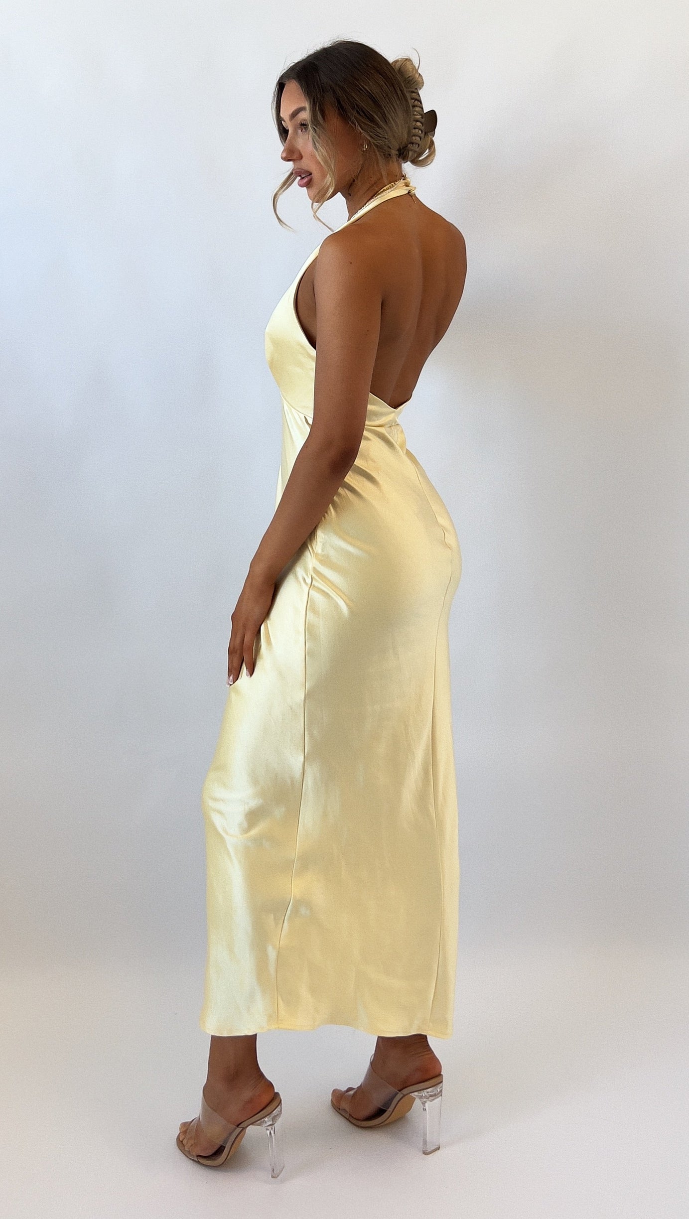 ABITO LUNGO JESSALYN - GIALLO