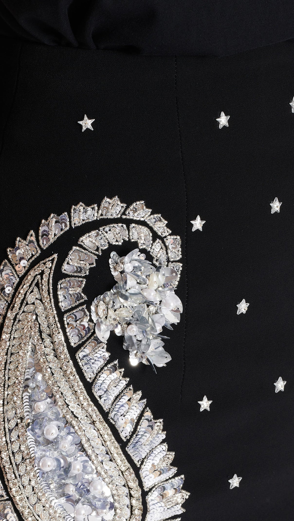 AIIZIE STARS EMBROIDERED BAROQUE MINI DRESS SET - product image