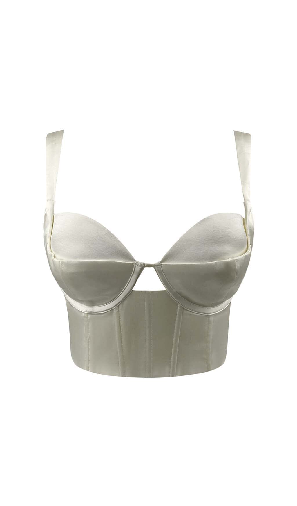 KORSETT-RÜCKENFREIES, KURZES TOP