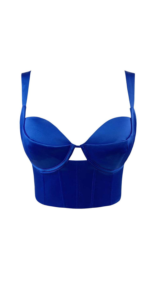 TOP CORTO SENZA SCHIENA CON CORSETTO
