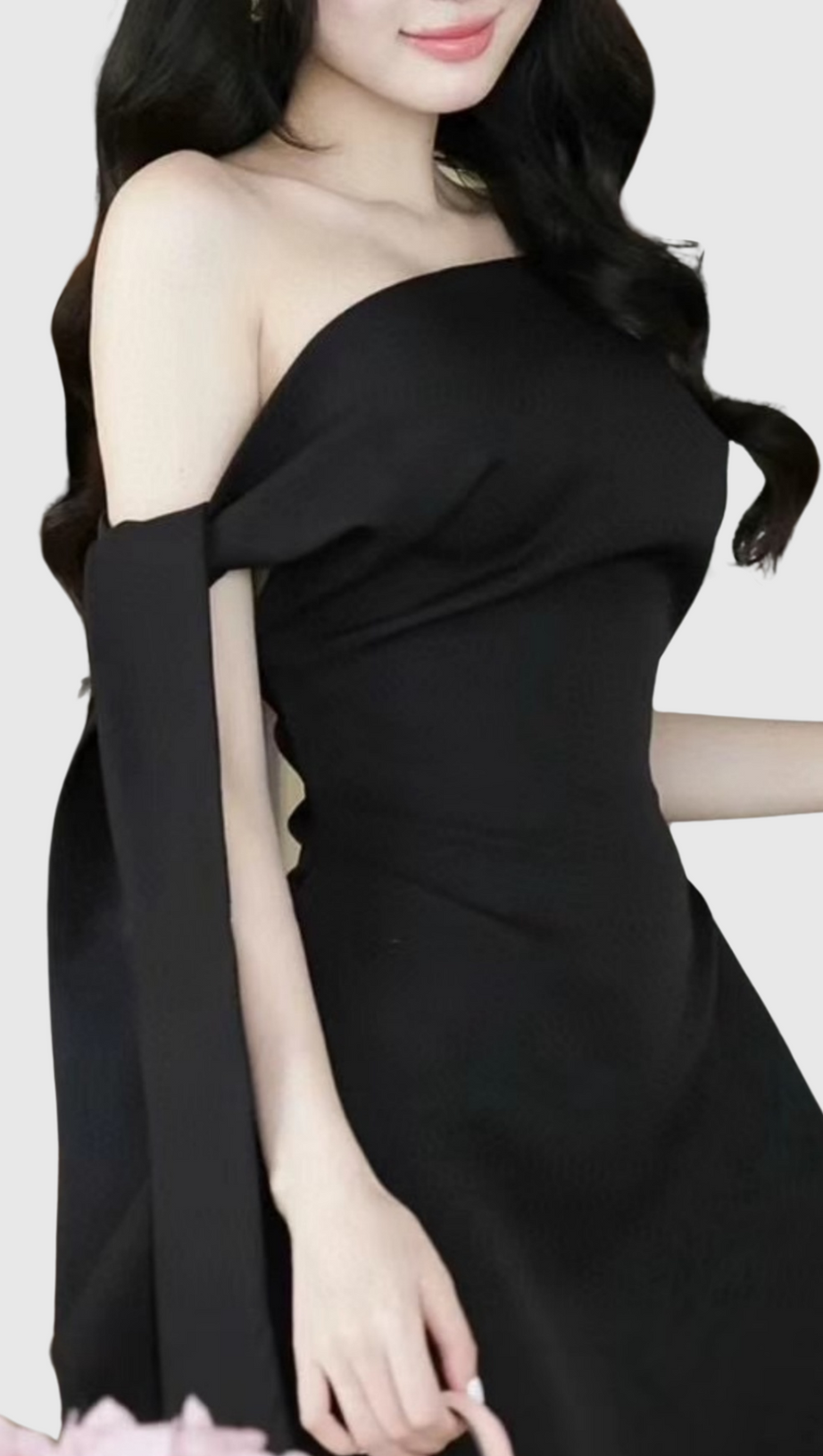 Calwa – Asymmetrisches, ausgestelltes Minikleid mit One-Shoulder-Träger