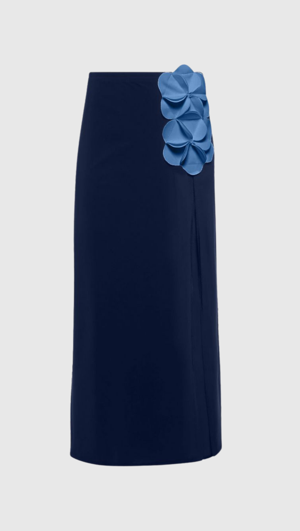 AIIZIE MARGUERITE FLOWER BODYCON SWIMSUIT - product image