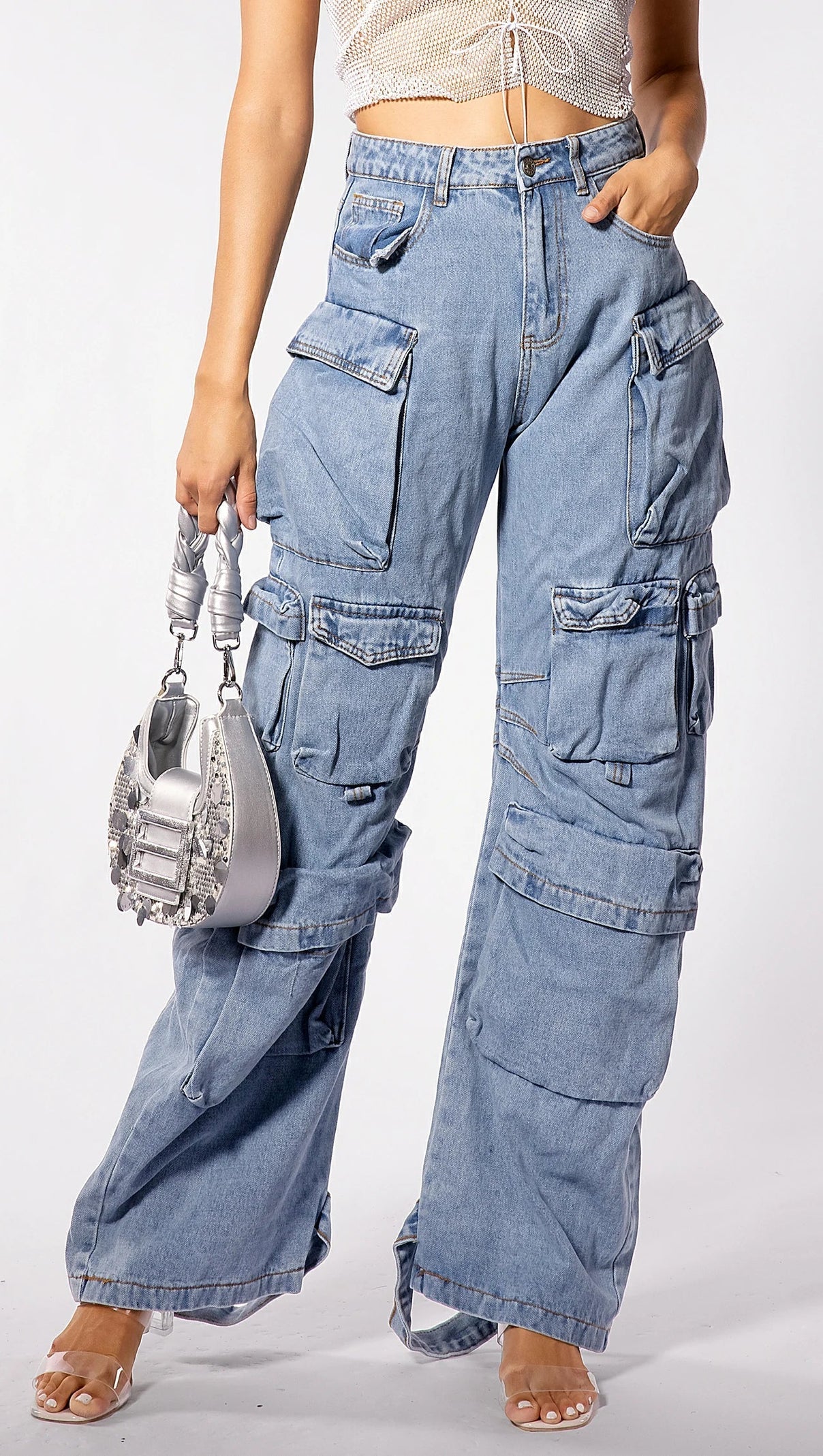 Nausicaa Patchwork Multi Pocket Pants