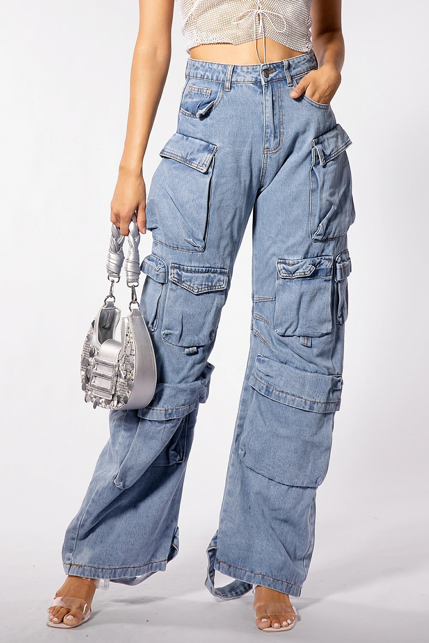 NAUSICAA PATCHWORK MULTI POCKET PANTS