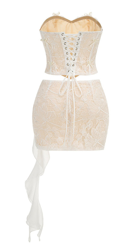 Charlotte Spitzenkorsett-Set