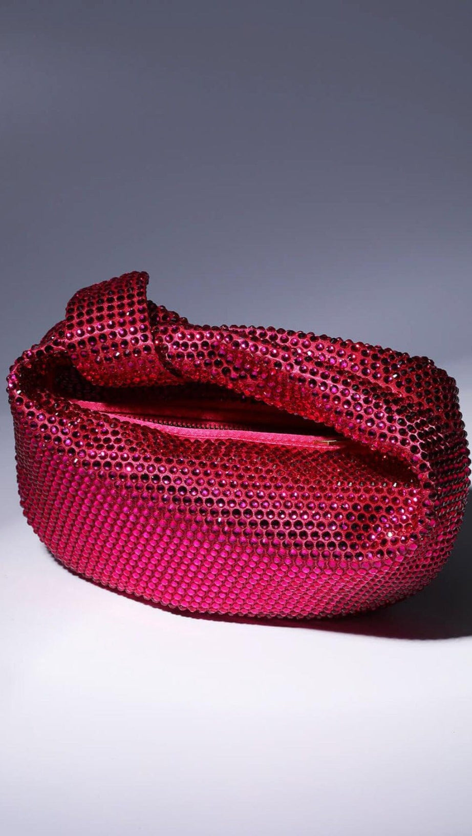 EMBELLISHED TOTE BAG IN HOT PINK