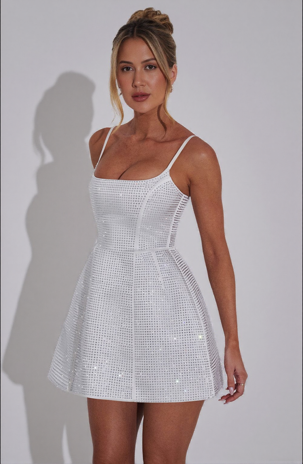 EMMA MINI DRESS - IVORY