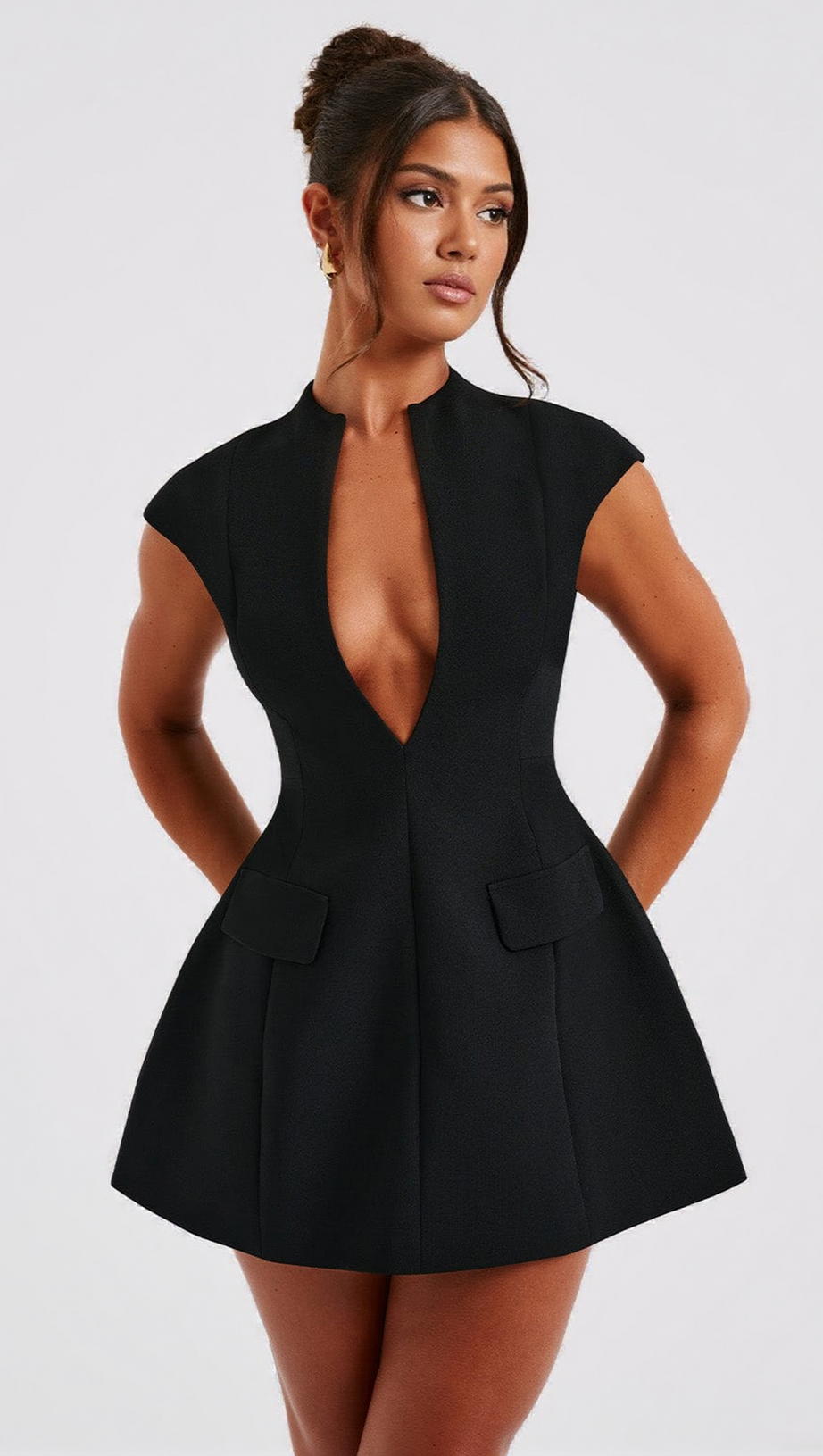 SURI MINI DRESS - BLACK