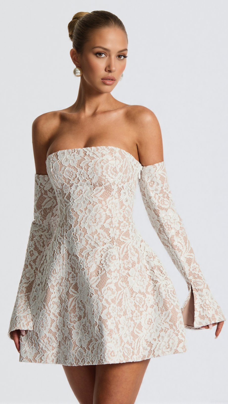 SALONE MINI DRESS - AVORIO