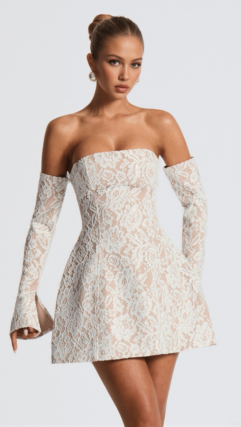 SALONE MINI DRESS - AVORIO