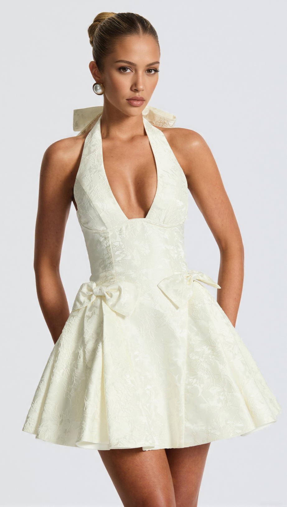 JOCELYN MINI DRESS - IVORY