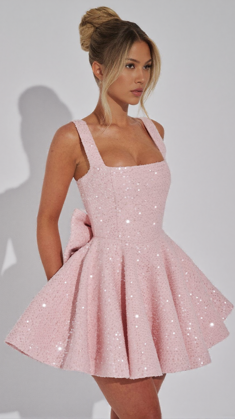 DOROTHY MINI DRESS - BLUSH