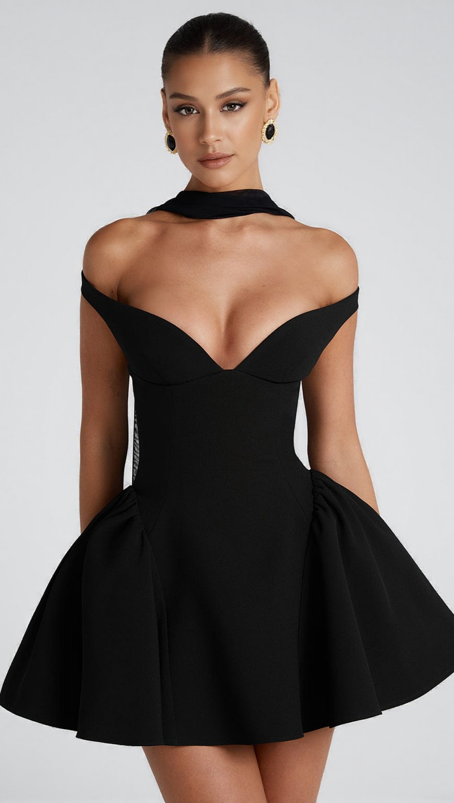 MARLA MINI DRESS - BLACK