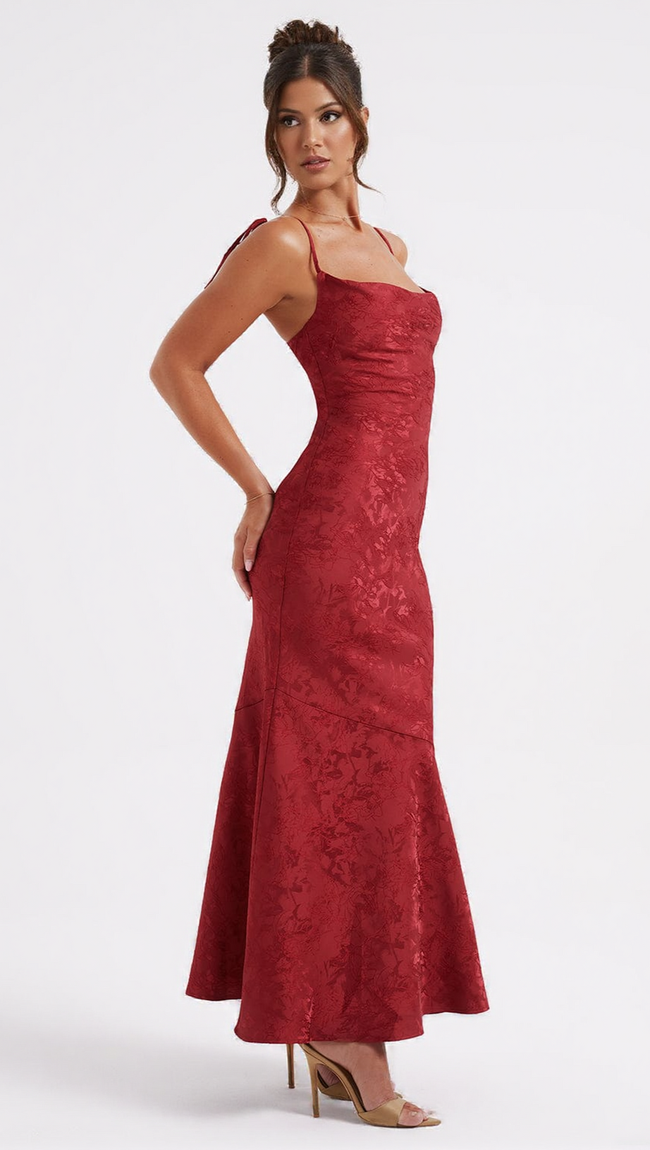 WHITNEY MAXI DRESS - RED