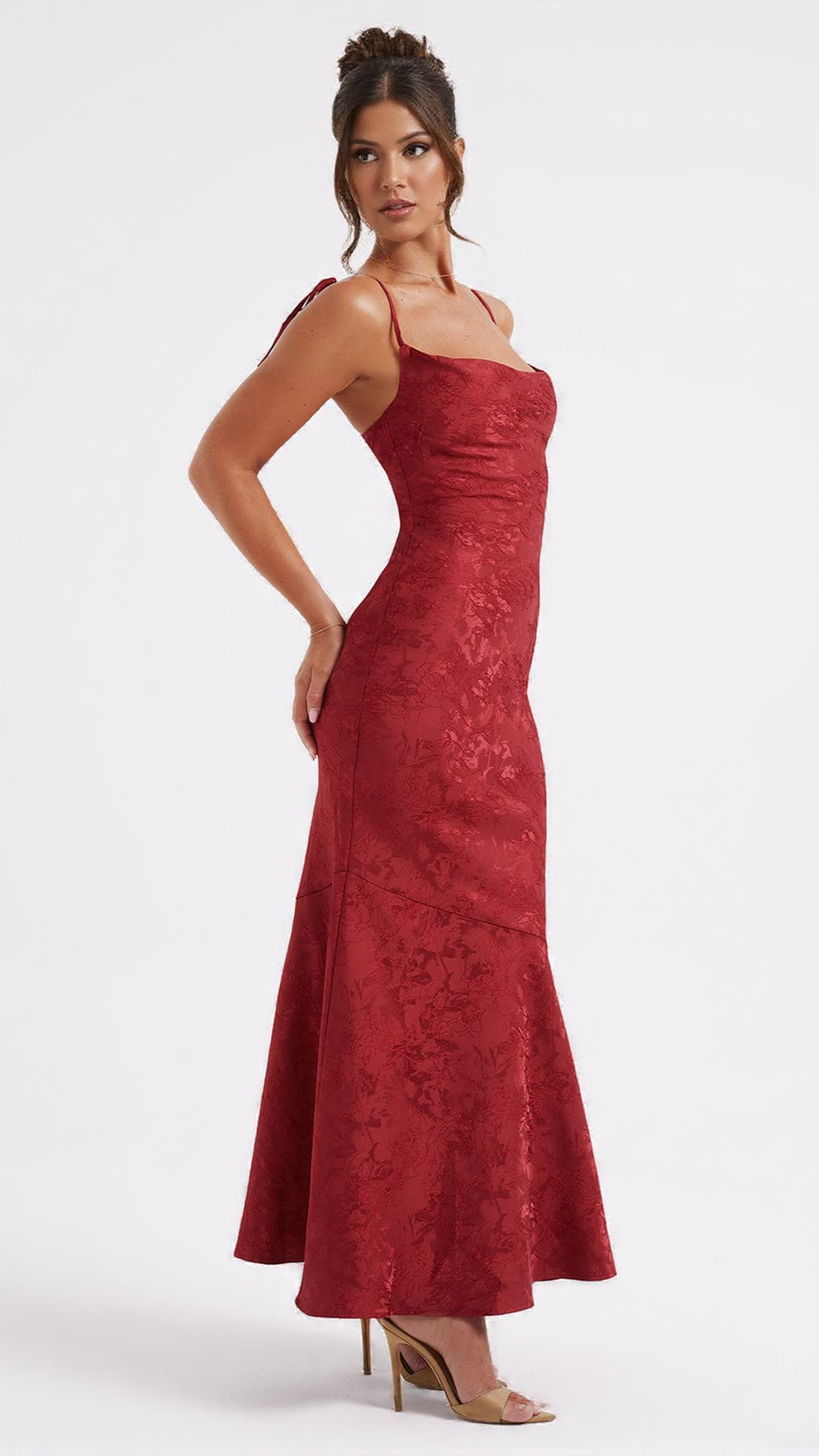WHITNEY MAXI DRESS - RED