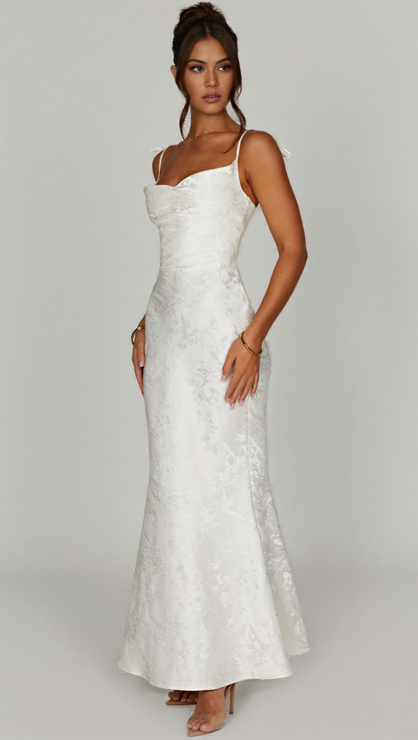 AIIZIE WHITNEY MAXI DRESS - IVORY - product image