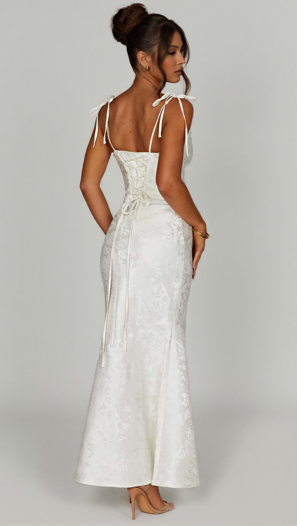 AIIZIE WHITNEY MAXI DRESS - IVORY - product image