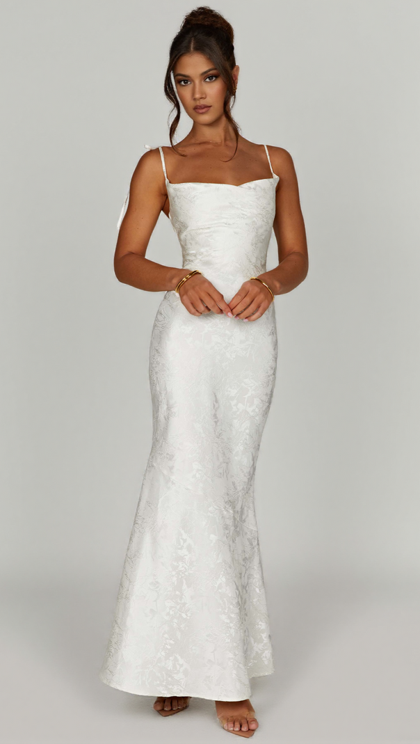 AIIZIE WHITNEY MAXI DRESS - IVORY - product image