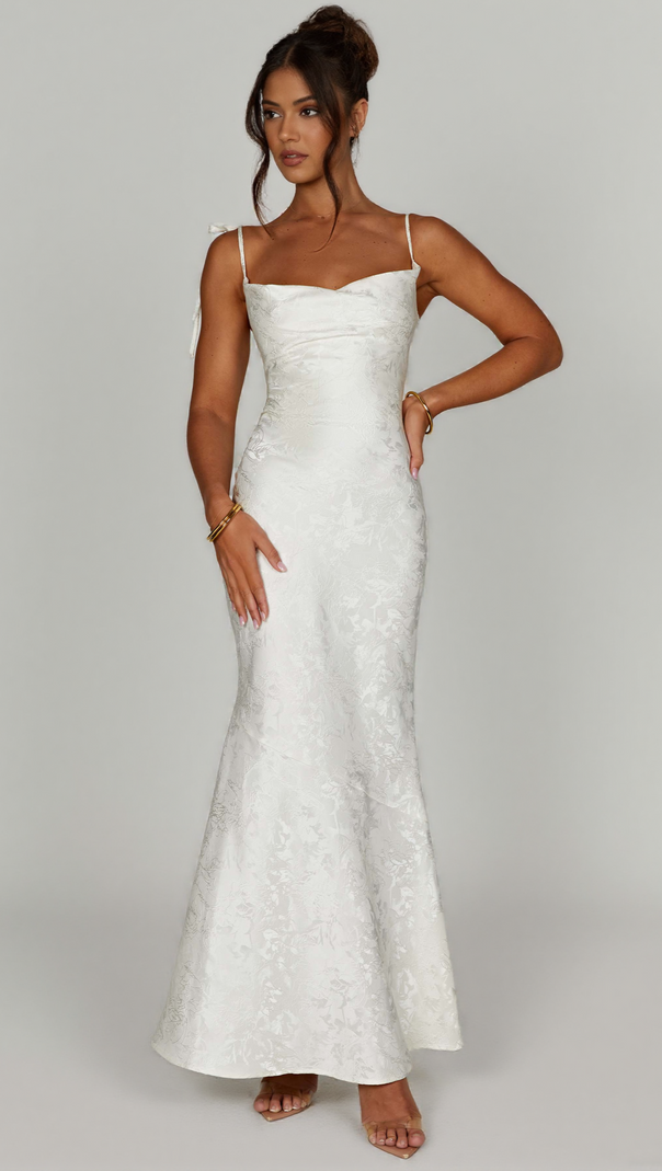 AIIZIE WHITNEY MAXI DRESS - IVORY - product image