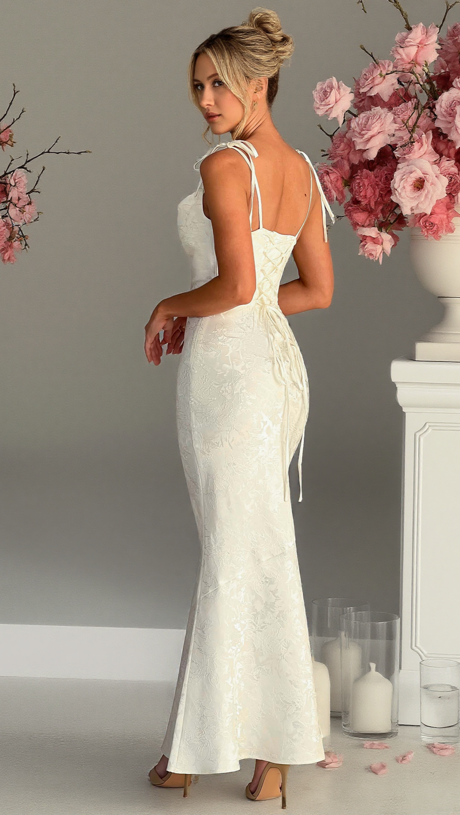 WHITNEY MAXI DRESS - IVORY