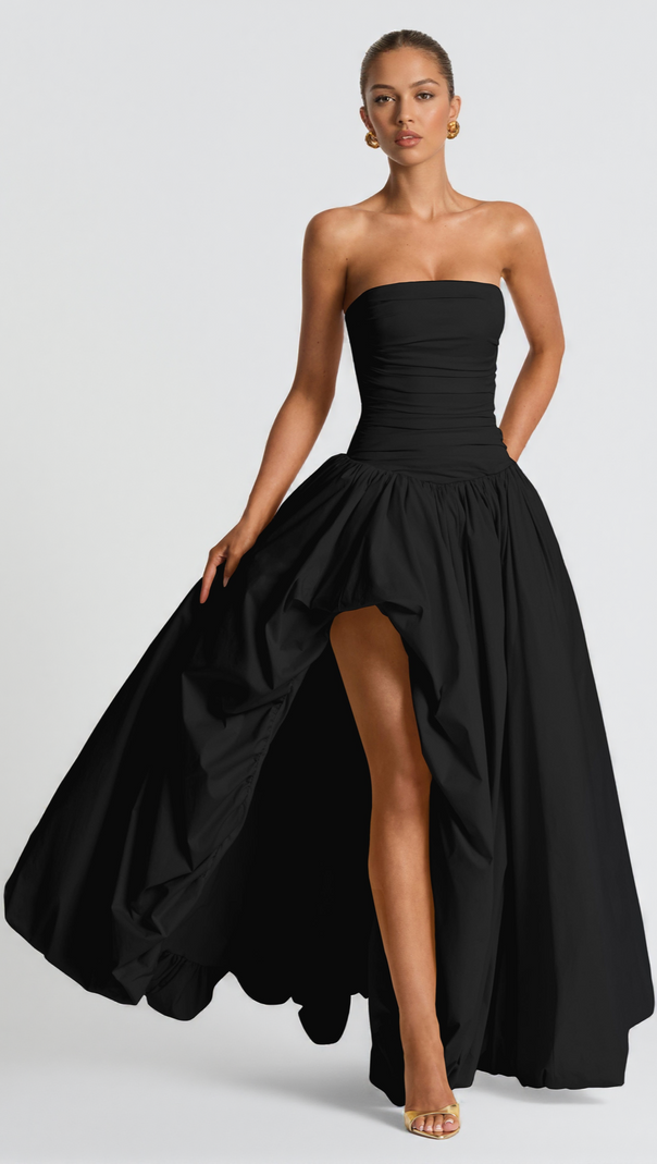 AIIZIE JILLIAN MAXI DRESS - BLACK - product image