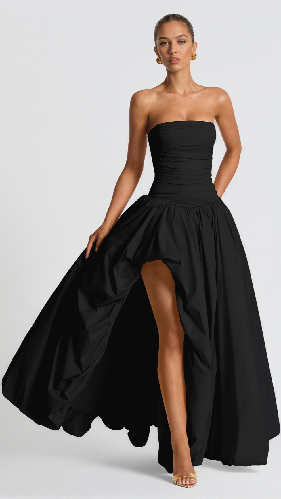 JILLIAN MAXI DRESS - BLACK