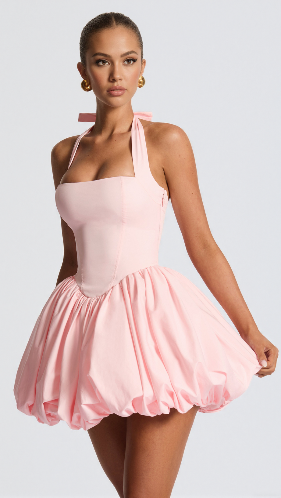 MARICIA MINI DRESS - BLUSH