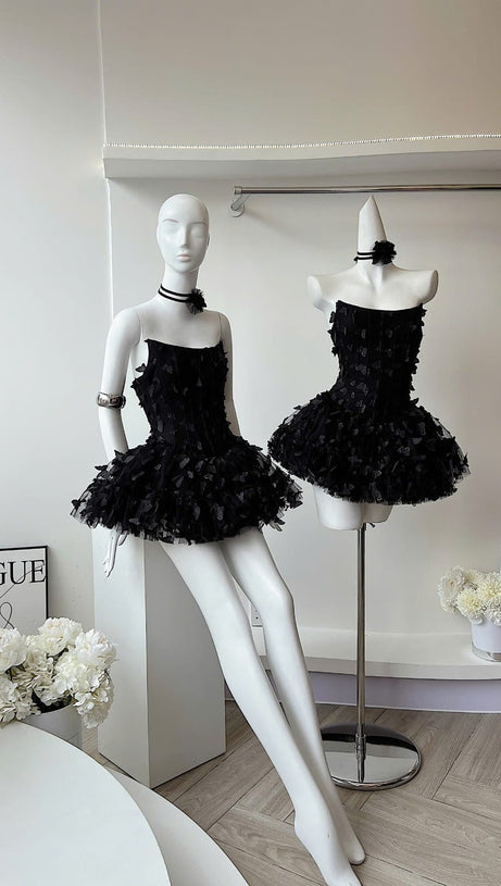 ADARA BUTTERFLY CORSET MINI DRESS