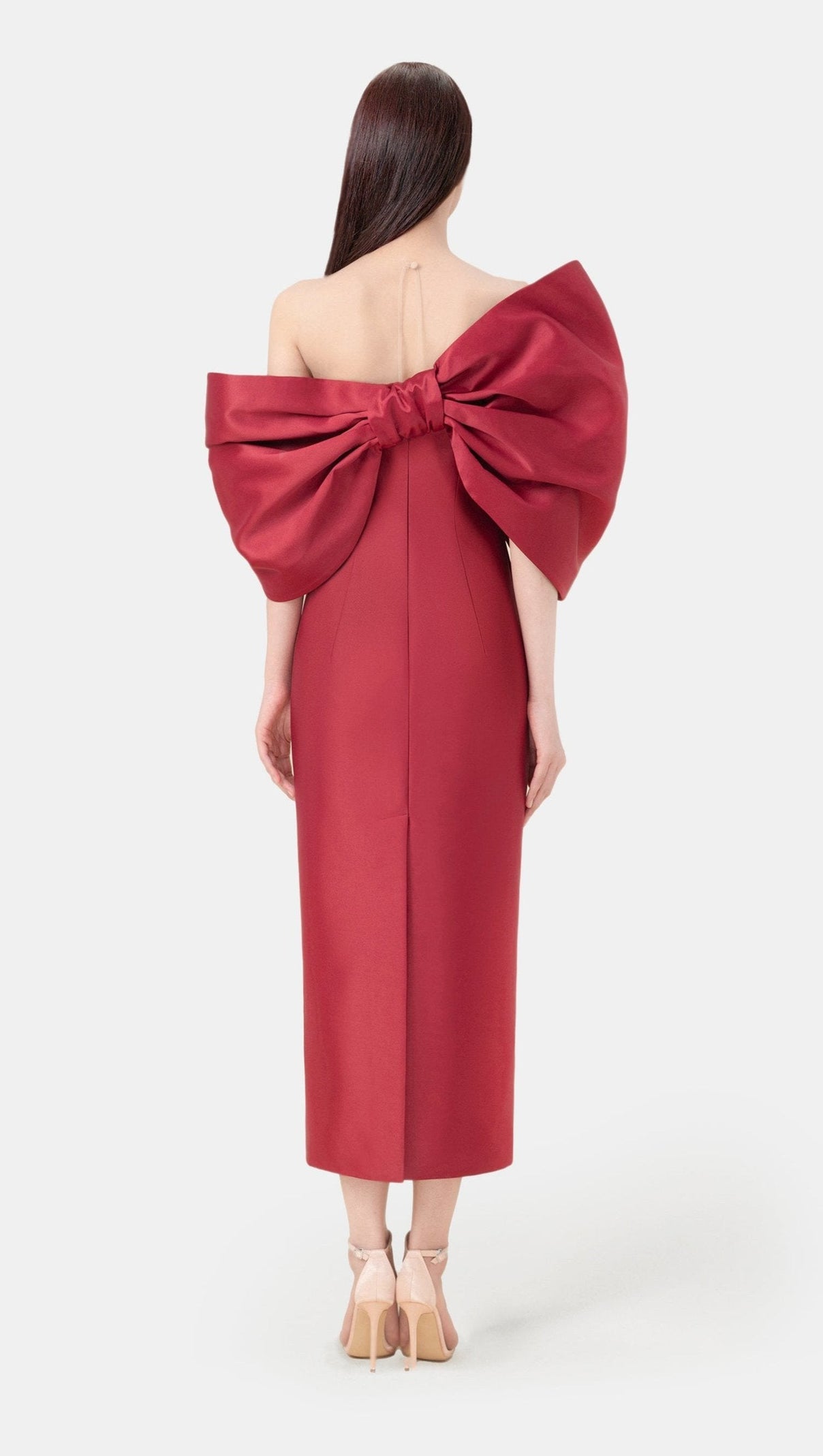 AIIZIE RED BIG BOW DRESS - product image