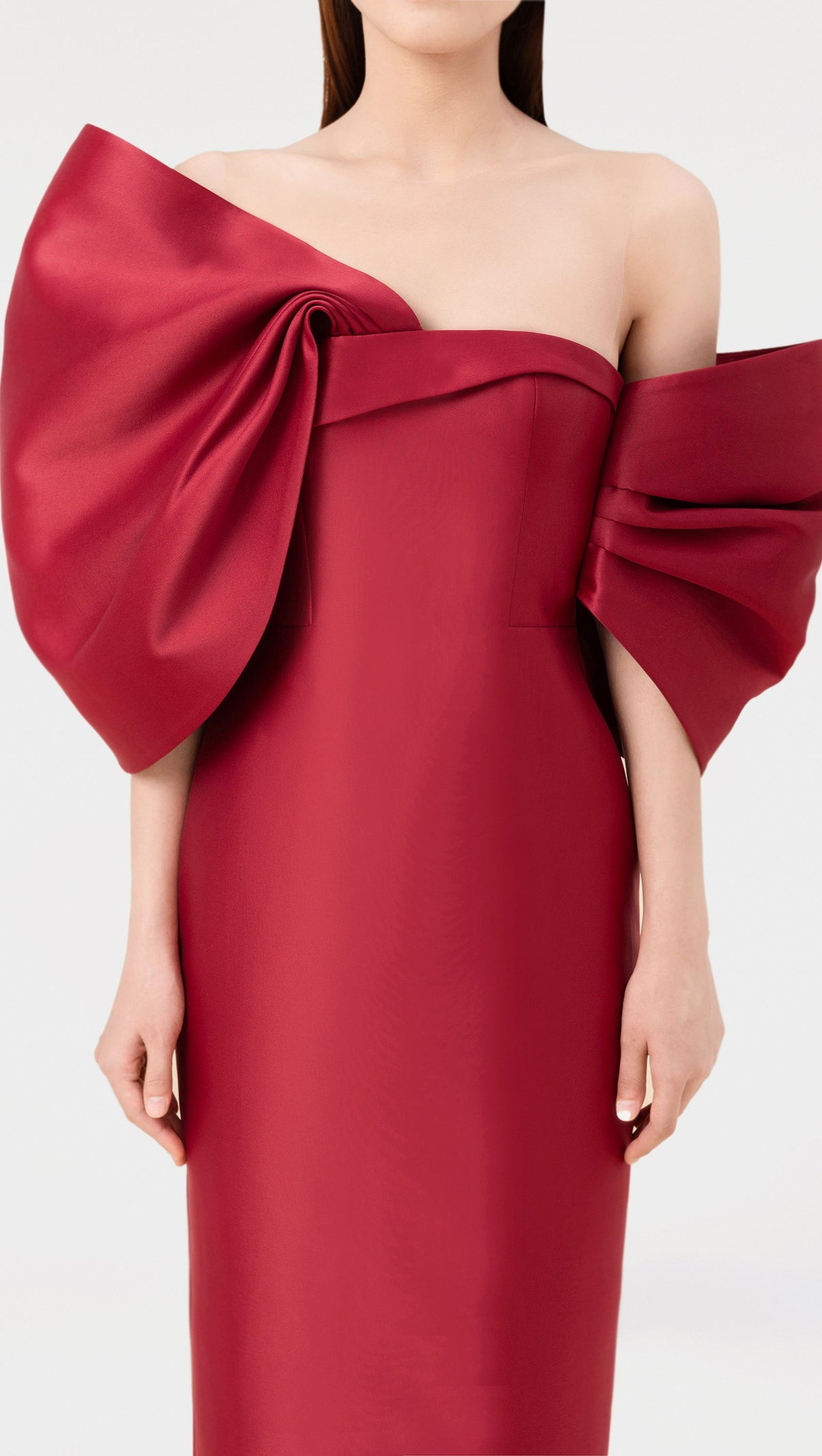 AIIZIE RED BIG BOW DRESS - product image