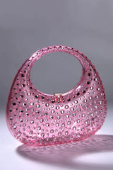 Onyx Diamond Glass Handbag