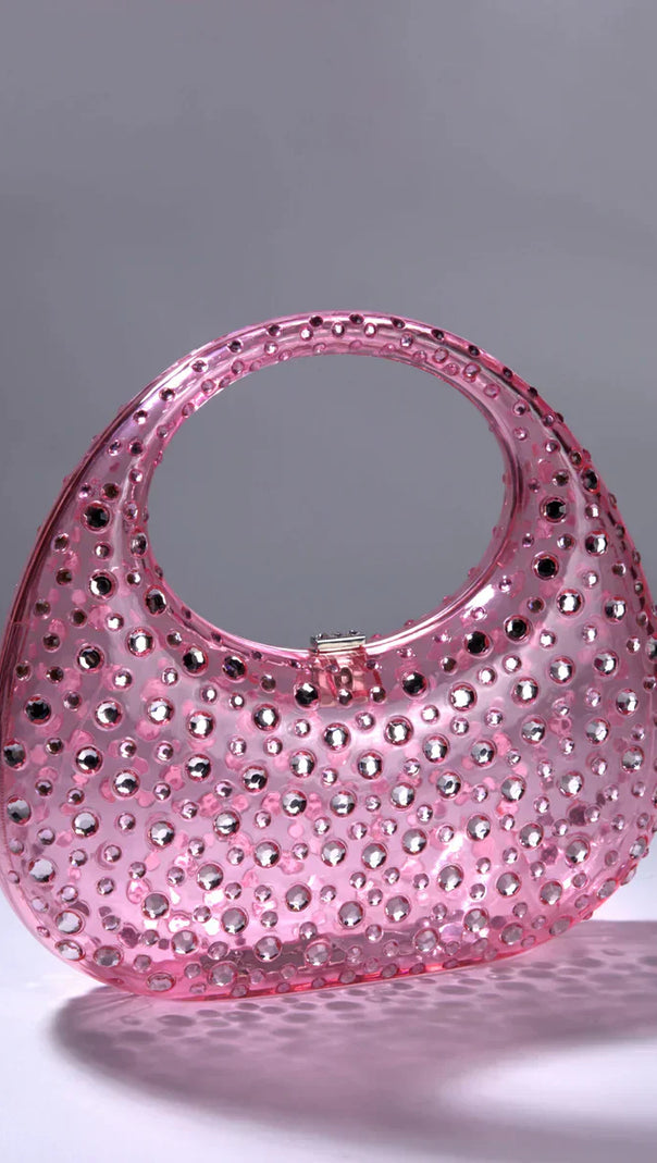 AIIZIE ONYX DIAMOND GLASS HANDBAG - product image
