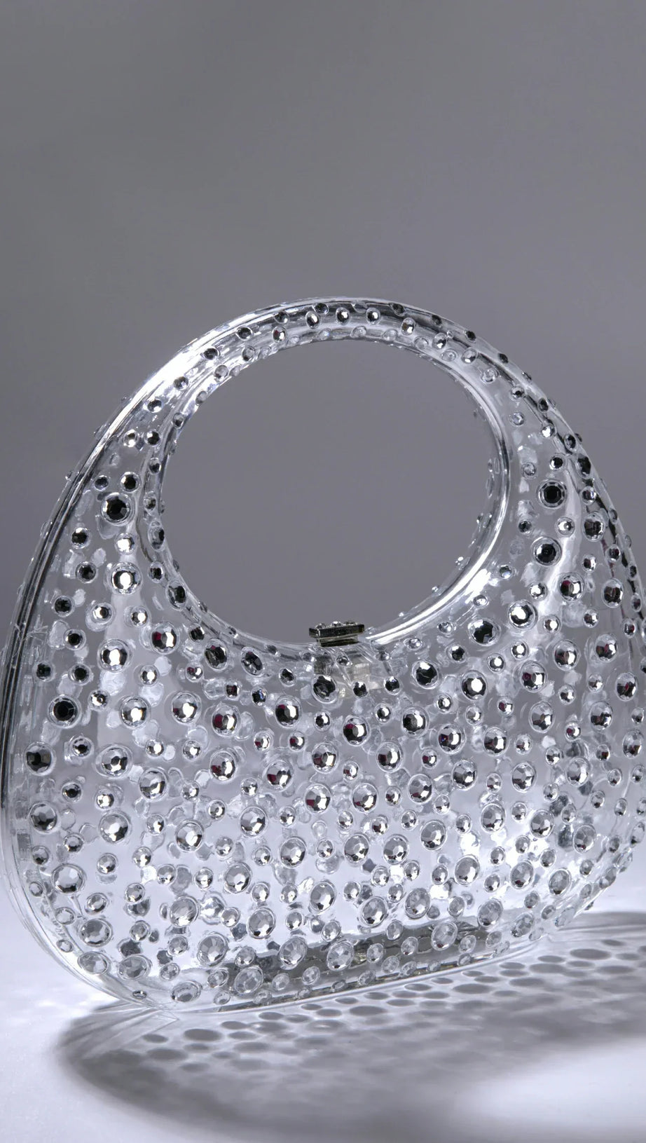 ONYX DIAMOND GLASS HANDBAG