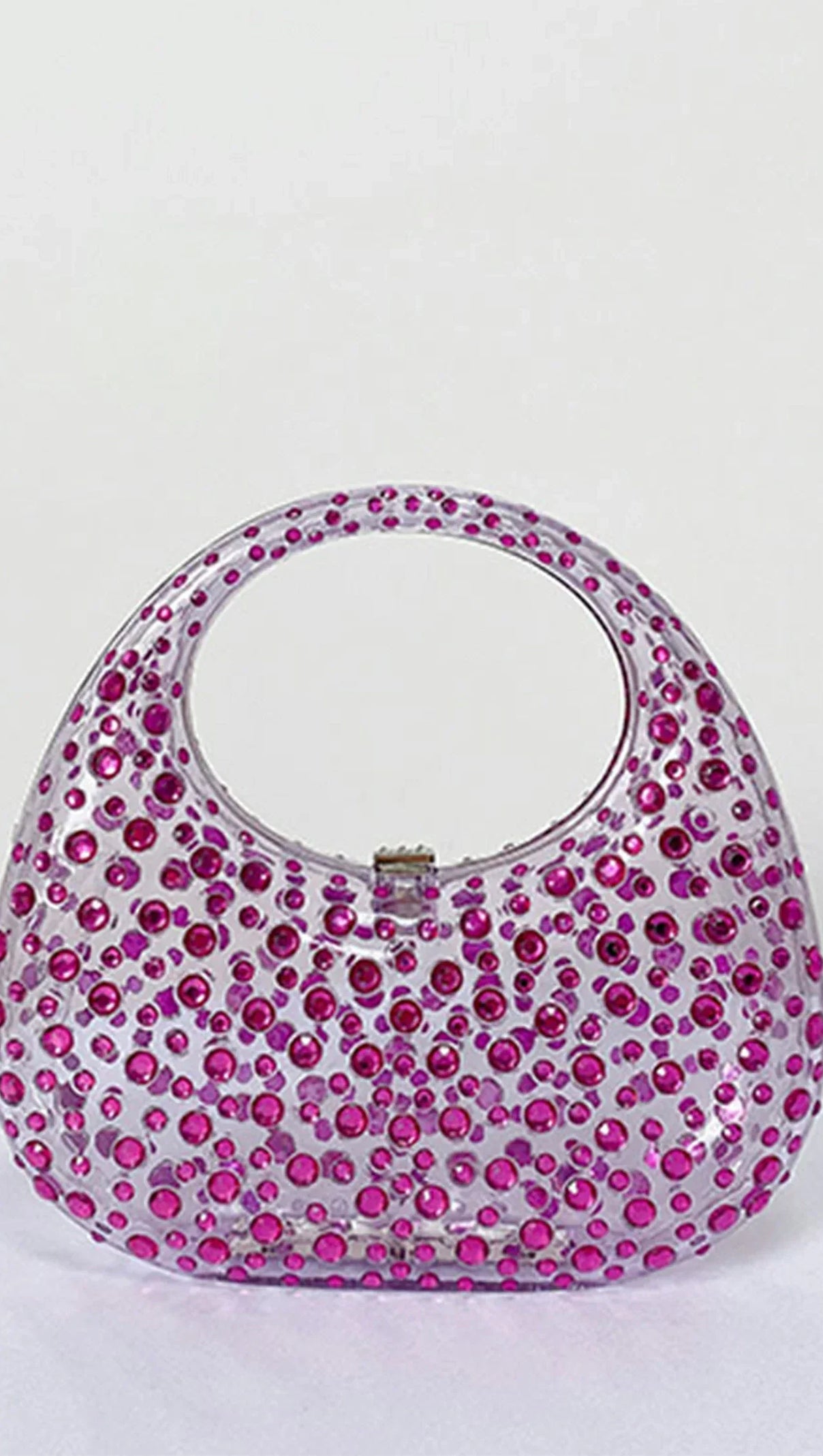 AIIZIE OBSIDIAN DIAMOND GLASS HANDBAG - product image