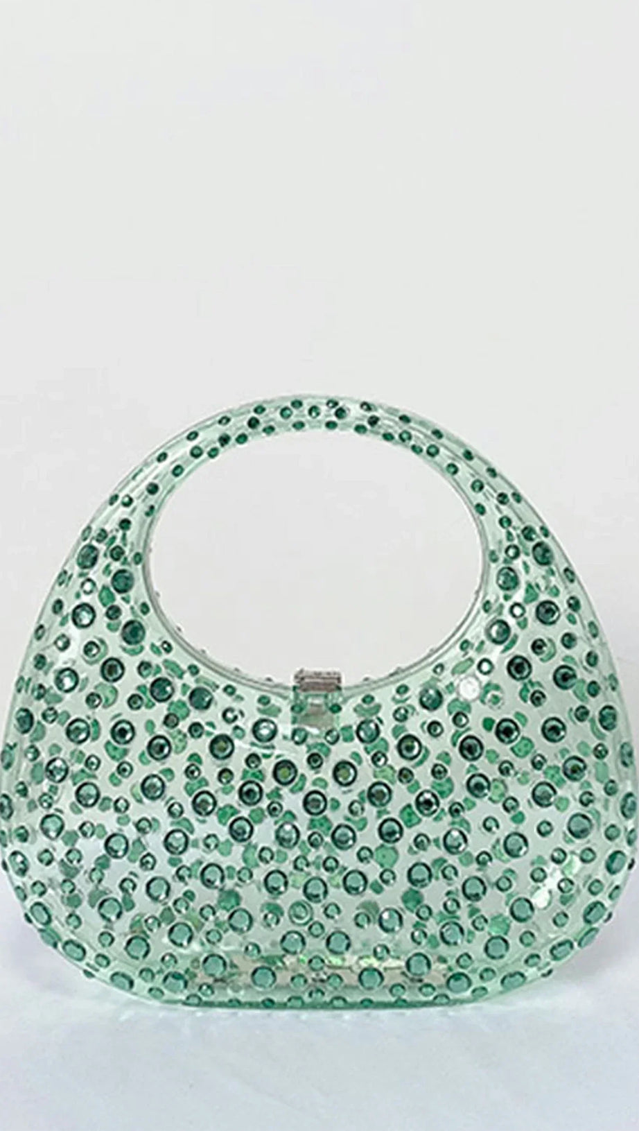 OBSIDIAN DIAMOND GLASS HANDBAG