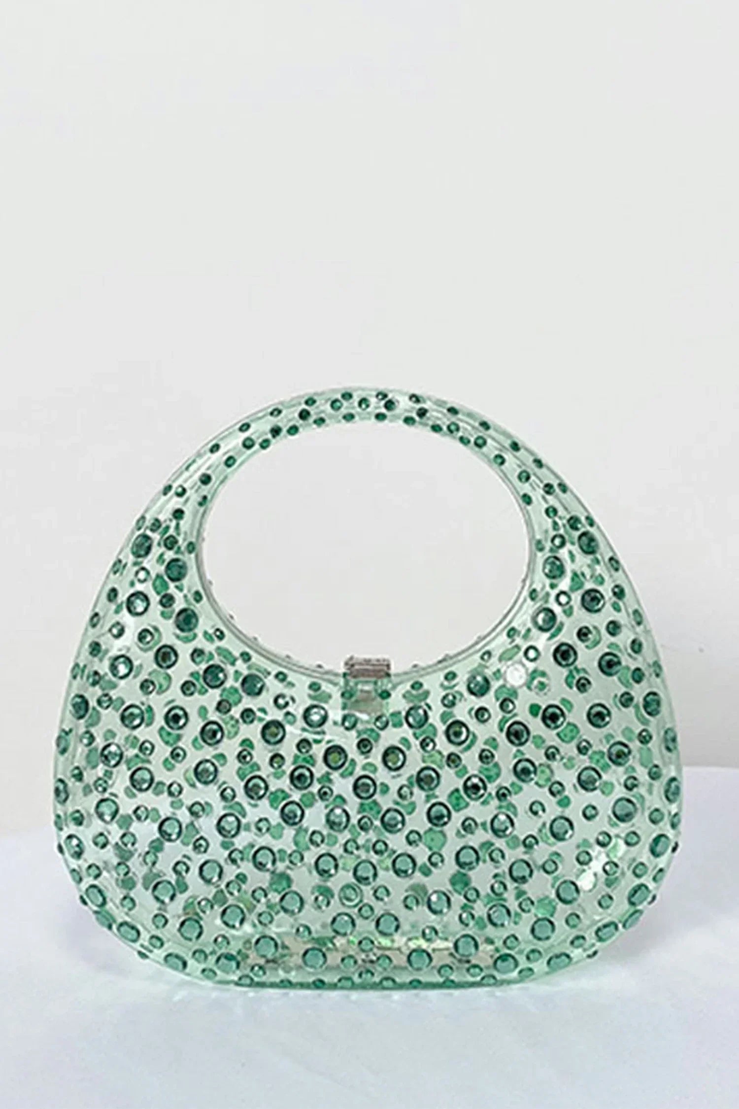 ONYX DIAMOND GLASS HANDBAG