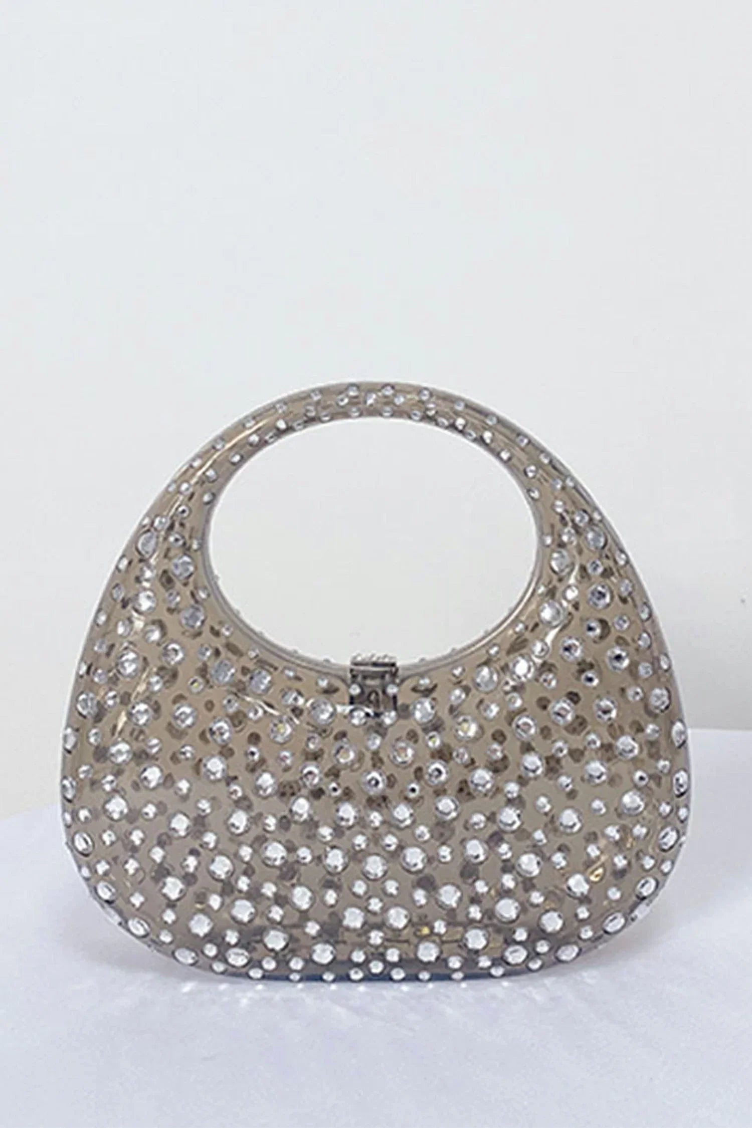 ONYX DIAMOND GLASS HANDBAG