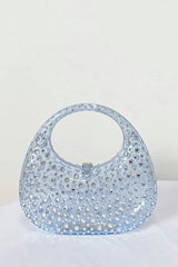 Onyx Diamond Glass Handbag