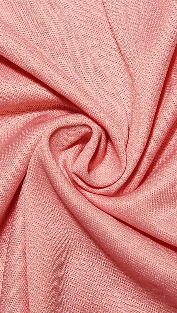 DIAMOND RUCHED MINI DRESS IN PINK