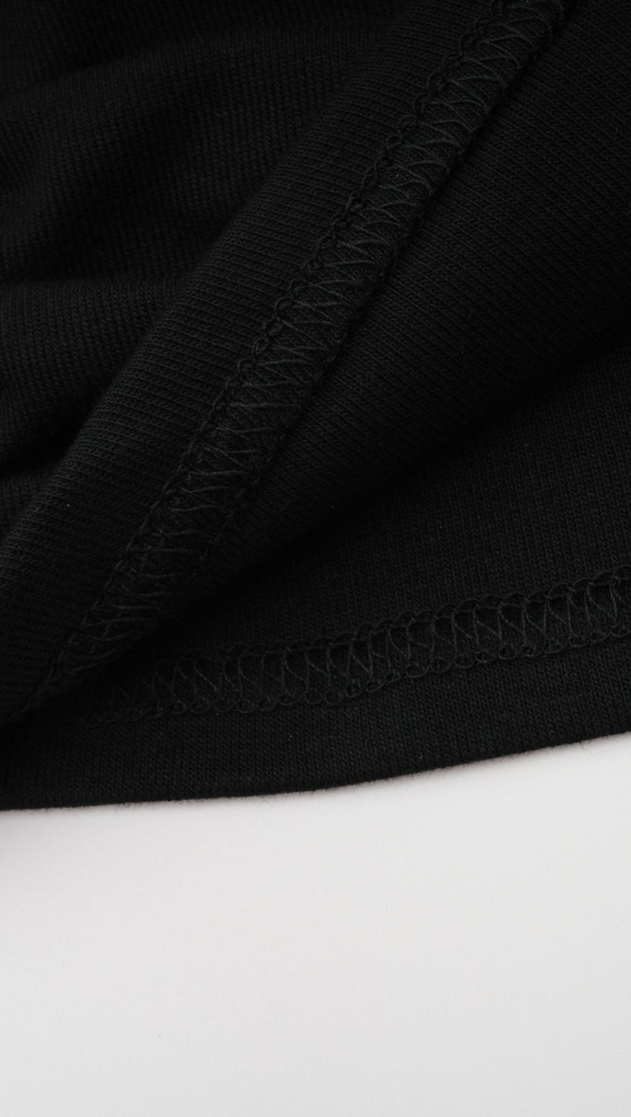 ANAÏS BLACK OPEN-FRONT GATHERED TOP