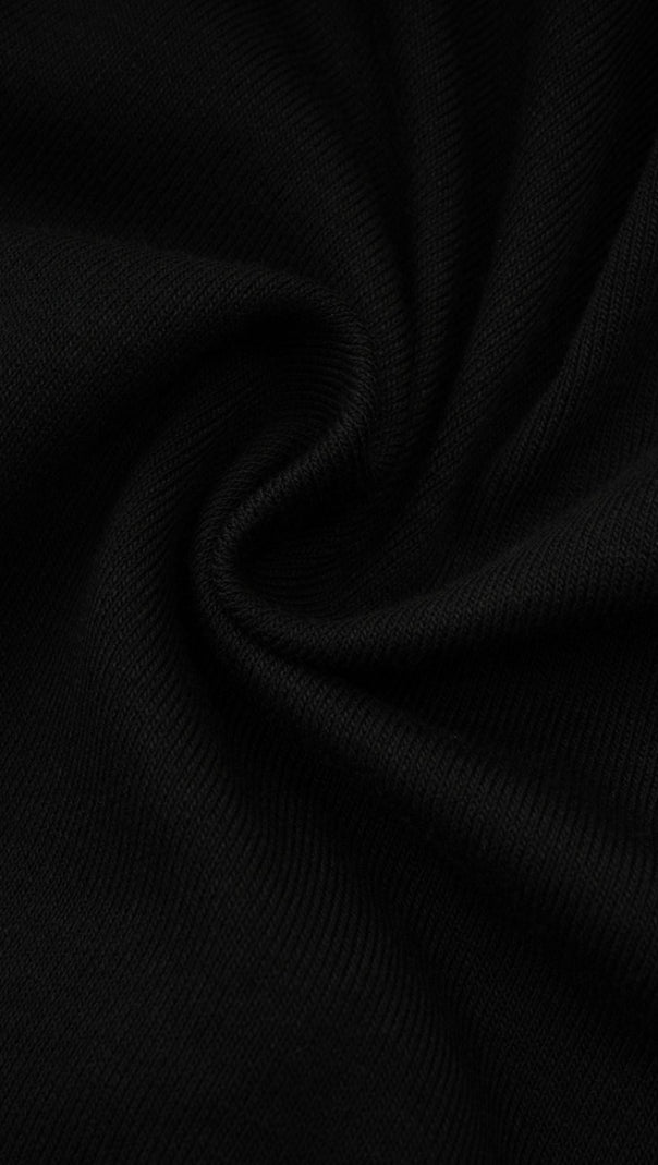 AnaïS Black Open-Front Gathered Top