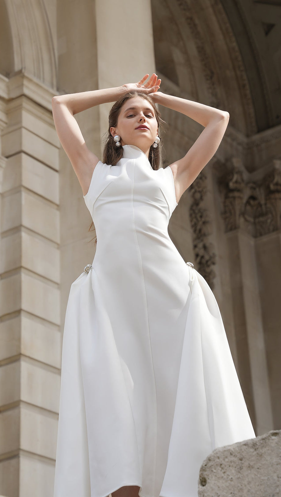 Paca Choker Sleeveless Maxi Dress