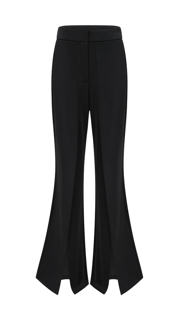 AIIZIE DELPHINE BLACK EMBELLISHED JACKET & TROUSERS MATCHING SET - product image